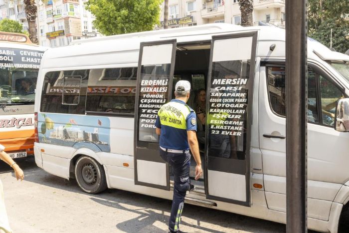 Mersin'de toplu tama aralarna klima denetimi