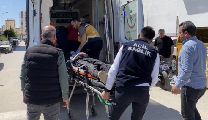 Motosikletten d��en s�r�c� yaraland�