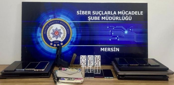 Mersin'de biliim dolandrcl ve yasa d bahis operasyonu: 10 gzalt