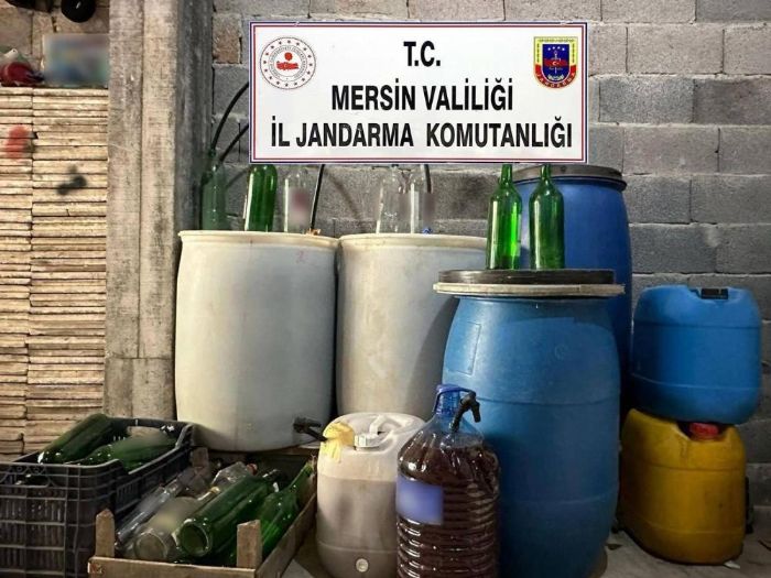 Mersin'de 640 litre sahte iki ele geirildi