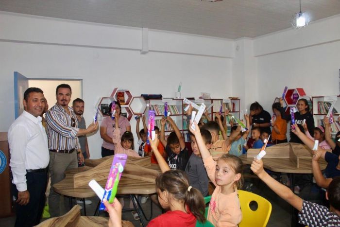Mersinin yayla kylerinde rencilere di sal eitimi