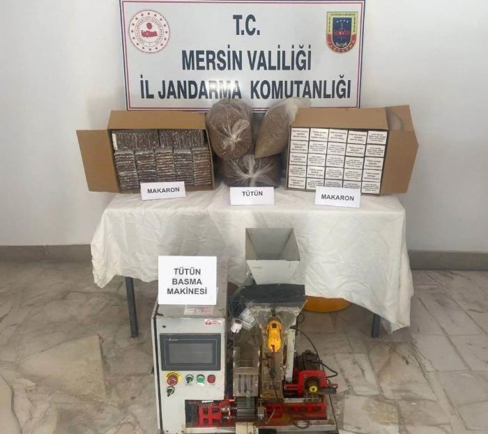 Mersin'de makaron kaakl yapan 2 pheli yakaland