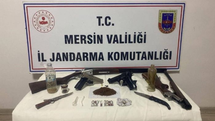 Mersin'de uyuturucu operasyonu: 3 tutuklama