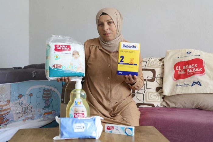 Mersin'de 'El Bebek Gl Bebek' projesi ile ailelere 53 bin 113 paket destek saland