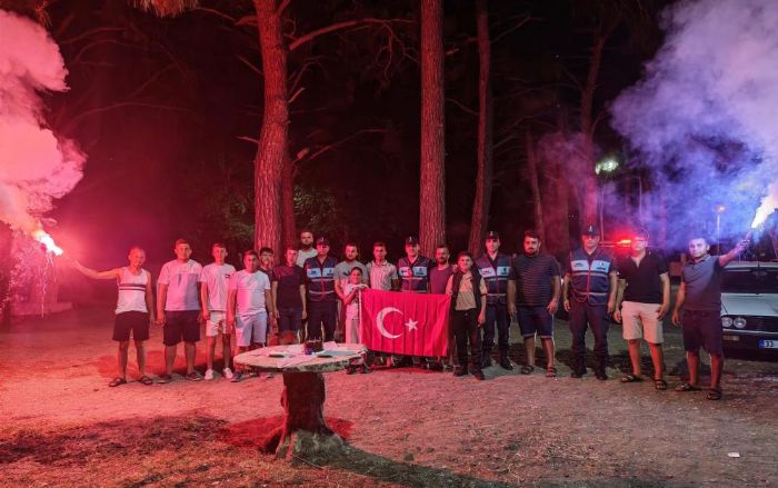 Jandarma ekiplerine kavga ihbarl� s�rpriz kutlama