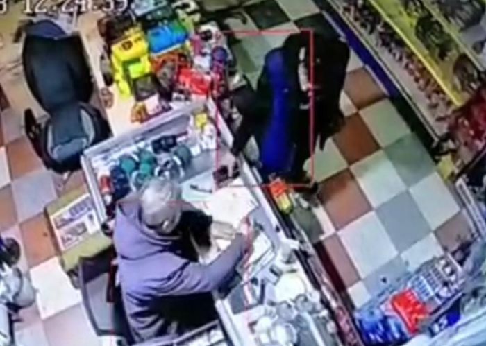 H�rs�z �nce kameraya sonra polise yakaland�