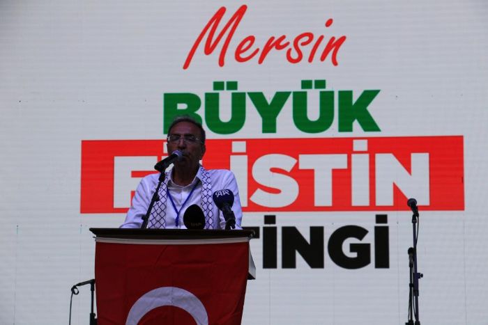 Mersin'de 'Byk Filistin Mitingi' dzenlendi