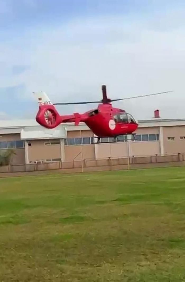 7 yandaki epilepsi hastas 112 helikopter ambulansla Mersin sevk edildi