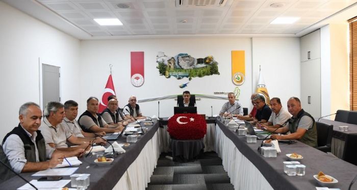 Mersin'de yangn deerlendirme toplants yapld