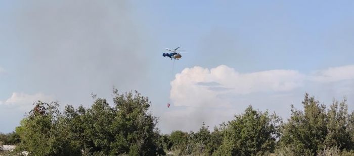 Silifke'de makilik alanda ��kan yang�n s�nd�r�ld�