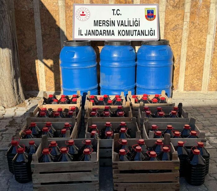 Mersin'de sahte iki imalathanesine operasyon: 2 ton 115 litre iki ele geirildi