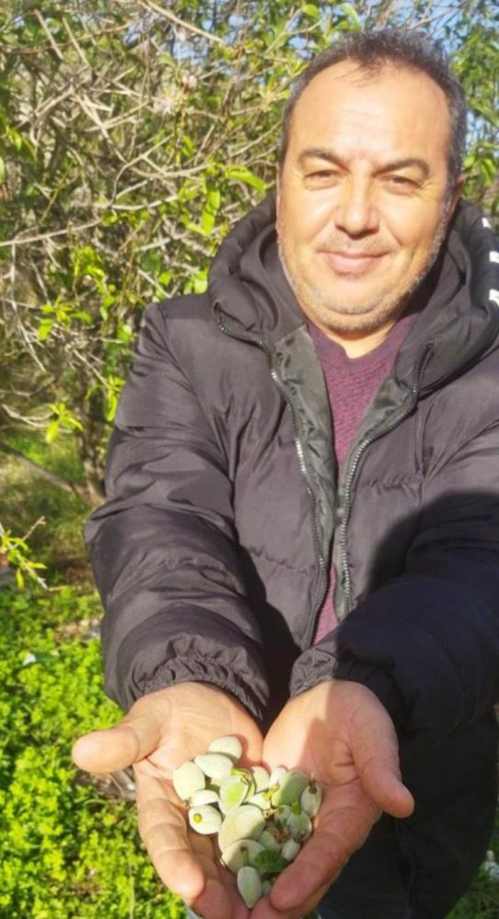 Kara k��ta badem s�rprizi